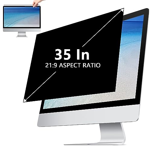 Filtre de protection de la vie privée anti-rayures pour moniteur large 35 pouces