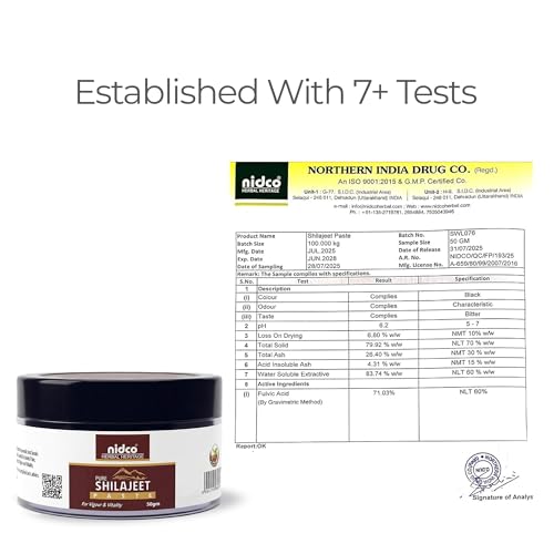 NIDCO Herbal Heritage Shilajit Resin 50g — Shilajit Supplements - image 2