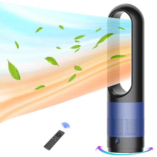 Bladeless Heater and Fan Combo, 1400 Watt Heater and 40 Watt Cold...