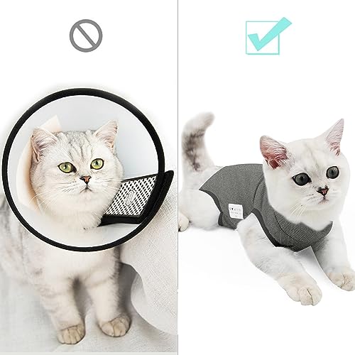 image for DOTON Cat Recovery Suit for Male and Female Surgical Post Surgery Soft