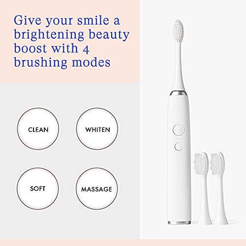 Brosse à dents électrique anti-bactérienne Vanity Planet base UV et 3 têtes de rechange