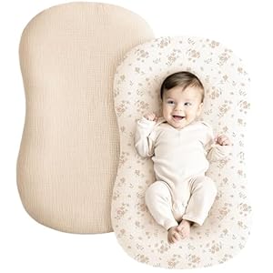 Konssy Muslin Baby Lounger Cover 2 ...