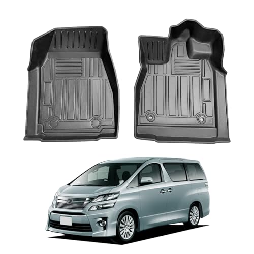 適合トヨタアルファードヴェルファイア20系フロアマット1列目専用設計2008.5-2015.1 (ANH20W GGH25W GGH20W ANH25W)3D立体構造ALPHARD VELLFIR フロアマット荷室マットカーゴマットトランクマットラゲージト