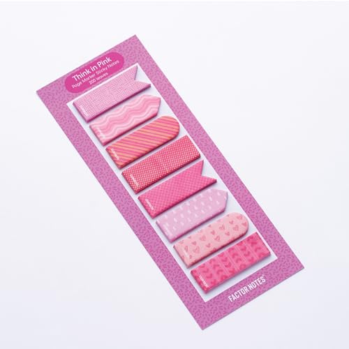 Image of Factor Notes Sticky Notes (Think in Pink)