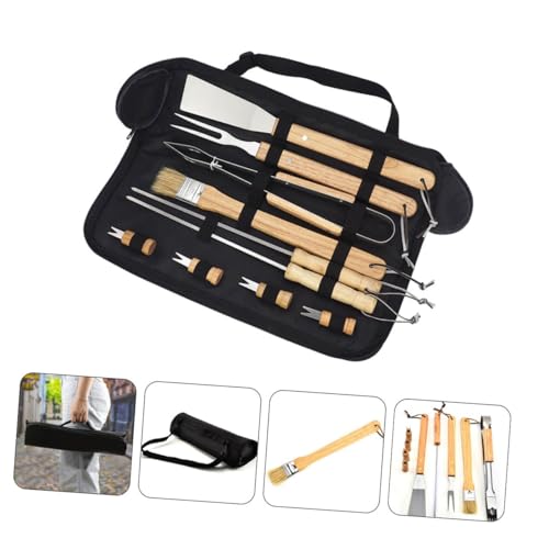 Set de utensilios para parrilla BBQ Cabilock 10 piezas miniatura 7
