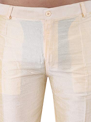 Image of HUZUR Mens Silk Trouser /Pant