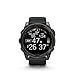 Garmin Fenix 8 51MM AMOLED Sapphire Premium Multisport GPS Smartwatch Carbon Gray DLC Titanium with Gray Silicone Band, Built-in LED Flashlight, Health & Fitness Smart Watch Bundle for Men & Women