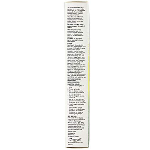 Merck Animal Health Safe Guard Equine Dewormer Paste - Thumbnail 3