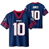 Mac Jones New England Patriots #10 Navy Kids Youth 4-20 Team Color Home Player Jersey (18-20)