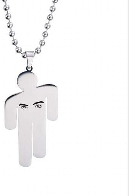 AOLIAY 1PC Stylish Villain Necklace, Stainless Steel Couple Pendant Necklace