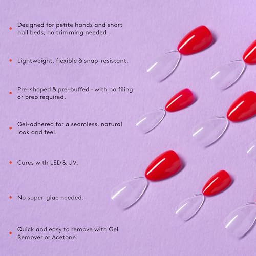 Mylee Fix N Flash Soft Gel Tips - 552 PCS Full Cover Nail Art Extensions Flexible & Resistant 12 Different Sizes Fit All Nails (Extra Short Almond) - Image 6