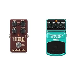 Drive, level, bass and treble controls Voicing switch High-quality components True bypass Get super-smooth compression and endless sustain Compress loud and boost low signals without degrading the original sound Dedicated Level, Tone, Attack and Sust...