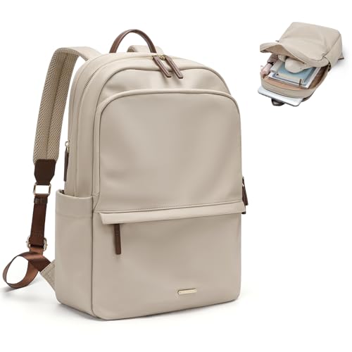 GOLF SUPAGS Women Laptop Backpack Casual Daypack for Work Travel College Backpack Purse Separate Laptop Compartment Fits 15.6 Inch Notebook