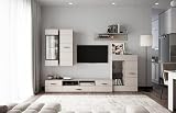composicion modular wikipedia ESPACIOS FUNCIONALES Y ELEGANTES: Ideal para mantener el orden mientras exhibes elementos decorativos con estilo, creando ambientes luminosos y equilibrados en tu salón.