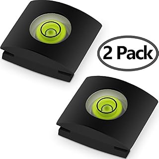 Anwenk Camera Flashlight Hot Shoe Cover with Bubble Spirit Level for Canon Nikon