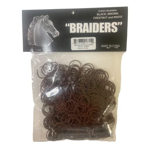 Faixas trançadas – Pacote com 500, Marrom