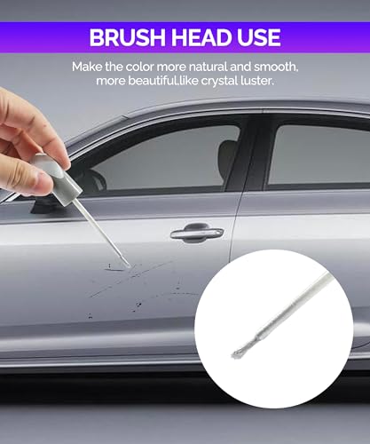 RACOONA Car Touch Up Paint,Touch Up Paint for Cars,Car Paint Automotive Paint,Car Paint Scratch Repair Car Paint Pen,Car Accessories Car Scratch Repair Automotive Touchup Paint for Various Cars (Silver)