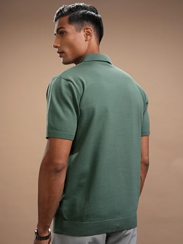 Image of Highlander Men's Polo Tshirt | Flat Knit | Regular Fit | Polo T-Shirt for Man