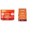 Cantu Coconut Curling Cream 12 oz & Edge Stay Gel 2.25 oz Bundle