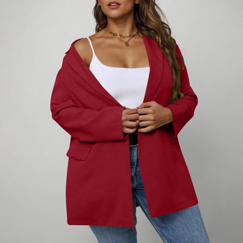 Blazers for Women Trendy Suit Jackets Dressy 3/4 Sleeve Blazer Business Casual Outfits for Work3