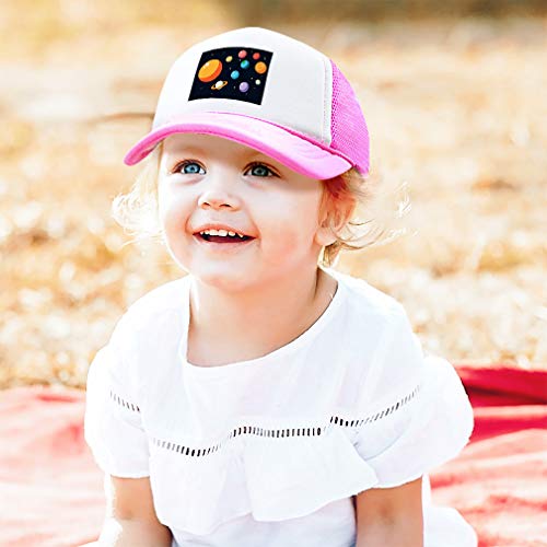 Custom Kids Trucker Hat Our Solar System Planets Funny Humor Boys Caps & Girls4