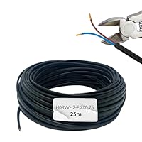 HALOTEC 25 meter Elektrische kabel 2 aders 2x0.75 | H03VV-F HALOTEC 25 meter Elektrische kabel 2 aders 2x0.75 | H03VV-F