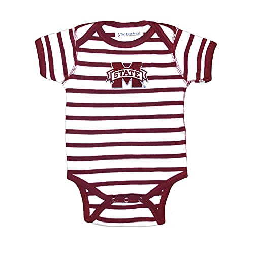 Image of Two Feet Ahead Striped Baby Bodysuit Creeper Baby Boy Clothes for Newborn infants Sizes 0-3M 6M 12M