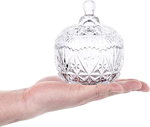 Image of WRINGO Glass Chocolate Candy Jar with Airtight Lid | Transparent Glass Storage Container for Chocolates, Cookies, Candies, Dry Fruits, Nuts & Snacks | Decorative Kitchen Countertop Jar | (Pack of 1)