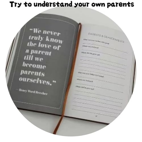 DHONGGY Pai, quero ouvir sua história, um diário guiado por um pai, compartilhando sua vida e amor.