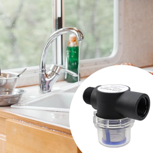 Image of Bitray Water Pump Strainer Filter Set RV Replacement 1 /2 Twist On Pipe Water Pump Strainer