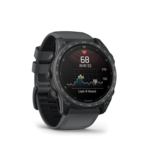 Image of Garmin tactix 8 - 51mm Cerakote, Premium Tactical GPS Smartwatch, AMOLED Display, Applied Ballistics Solver, Slate Gray Premium Cerakote Coating