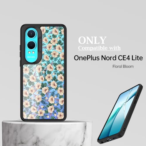 Image of KAPAVER Impulse Series Back Cover Case for OnePlus Nord CE 4 Lite (TPU+PC) (Floral Bloom)