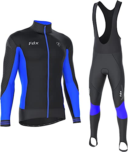 FDX Men's Thermodream Cycling Suit with Gloves Socks