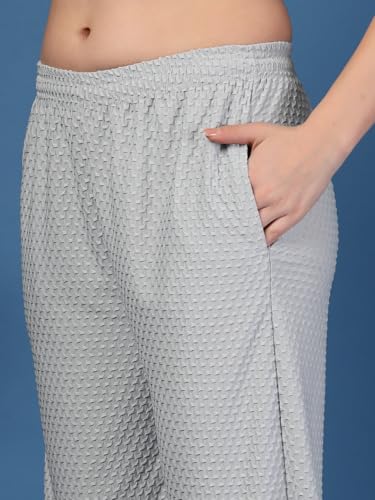 Image of UZARUS Women's Ultra-Soft Baggy Fit /Relaxed Fit Joggers with Side Pockets & Gripped Hem