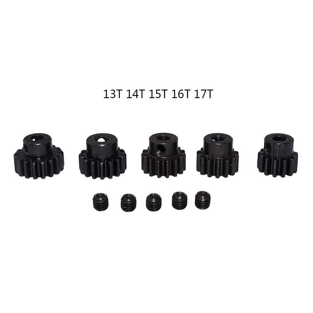 1/8 RC Auto M1 5mm 11T 12T 13T 14T 15T 16T 17T 18T 19T 20T 21T 22T Ritzel Motor Getriebe Combo Offroad RC Auto Ersatzteil (Farbe : B)