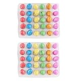Nicear 60-teiliges Set mit Dinosaurier-Bruteiern, ausdehnbare Modelle zum Schlüpfen von Dinosaurier-Eiern, ideal als Partygeschenk und lehrreicher Spaß
