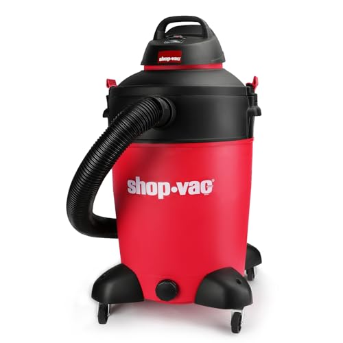 Consejos para Comprar Aspiradora Shop Vac más recomendados. 44 Shop-Vac Aspiradora húmeda/Seca 16 Galones 6.5 HP Máximo 2.5 Pulgadas x 8 Pies Cable 18 Pies Ideal para Trabajo, Cochera y Taller