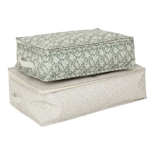 5 five simply smart 5five - Lot de 2 Housses de Rangement imprimées florea