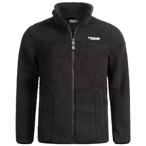 Herren Winterjacke Fleece - Warme Gefütterte Freizeitjacke Winddicht Und Leicht