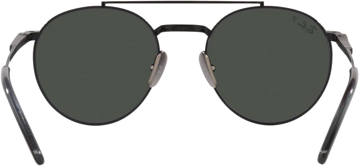Ray-Ban Unisex Rb8237 Round II Titanium Round Sunglasses