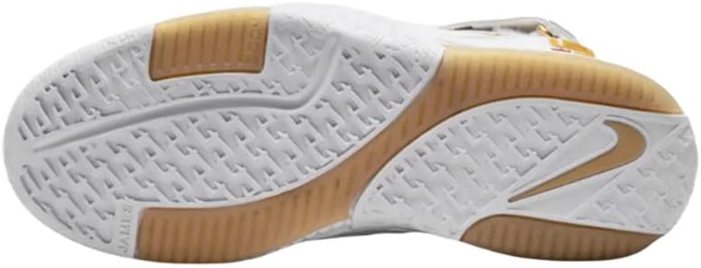 Nike Men's Zoom Lebron II Maccabi White/Metallic Gold (DJ4892 100) - 12