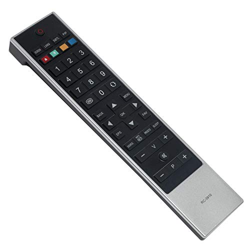 VINABTY RC-3910 Replacement Remote Control fit for Toshiba Freeview Smart TV 19BV500B 22BV500B 32BV700B 37BV700B 40KV700B 32BL502B 32BL702B 32BV501B 37BV701B 37BV701G 40BV700B 40BV700F 22KV500B