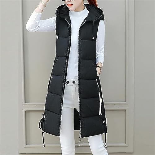 AYGJKIE Colete acolchoado feminino, jaqueta longa, colete acolchoado portátil, colete acolchoado que