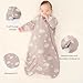 kaiya baby Unisex Sleeping Bag for Babies and Toddlers 1.0 Tog Sleep Sack 6-18 Months, Baby Sleep Sack, Newborn Sleep Sack, Wearable Blanket Baby, One Piece with Sleeves, Gifts for Baby, Pink