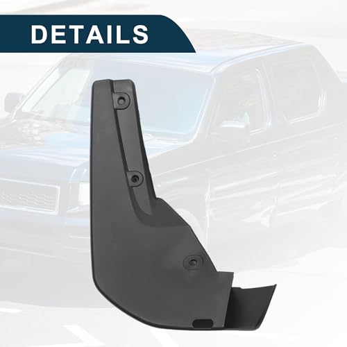 Image of Mud Flap Splash Guard for Honda Ridgeline 2017-2023 Durable | Front & Rear Side Mudflaps with Mount Accessor 1 Set