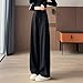 Business Casual Pants for Women High Waisted Wide Leg Dress Pants Fashion Loose Comfy Straight Trousers with Pockets