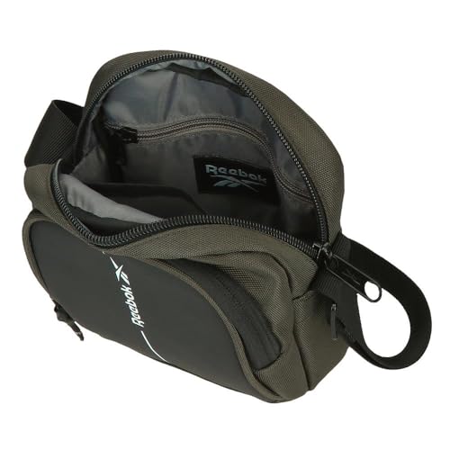 Sac à bandoulière Reebok en polyester compact et résistant vert Houston - 4