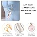 LUHOHI Accessories for Stanley Cup Pearl Chain Initial Accessoriess for Handle Stuff Decor Water Bottle Jewelry Tumbler Cute Simple Modern Personalized Name ID Decorations Letter Pink Tag R