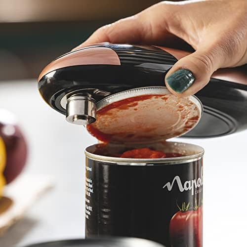Electric Can Opener Automatic Cordless Tin Opener for Arthritic Hands by Cooks Professional (Copper and Black)