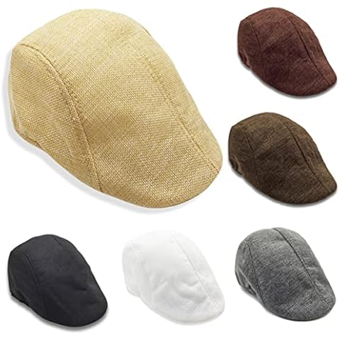 COLLBATH Chapeau Beret en Lin Cover
